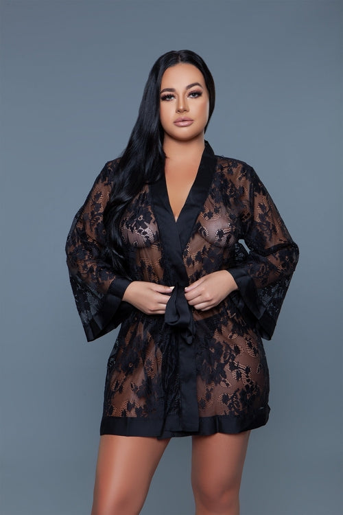 Floral Satin Whisper™ Robe