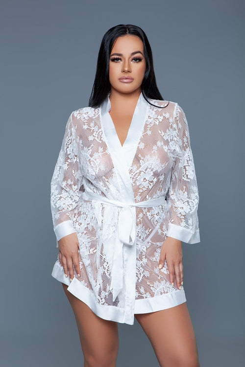Floral Satin Whisper™ Robe